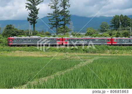 軽井沢の高原をのんびりと走るしなの鉄道115系_2021/7/10撮影 軽井沢の高原をのんびりと走るしなの鉄道115系_2021/7/10撮影 80685863