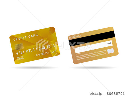 クレジットカードのイラスト素材(ベクターあり、透過png) 80686791