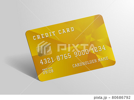 おしゃれなクレジットカードのイラスト素材(ベクターあり) おしゃれなクレジットカードのイラスト素材(ベクターあり) 80686792
