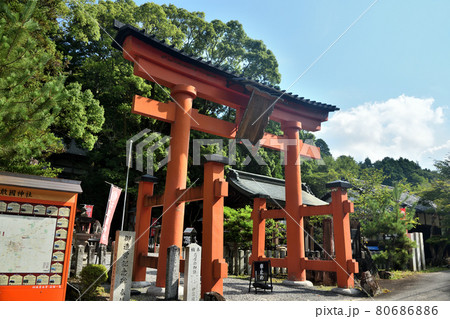 伊賀一宮 敢國神社鳥居 【三重県伊賀市一之宮】 伊賀一宮 敢國神社鳥居 【三重県伊賀市一之宮】 80686886