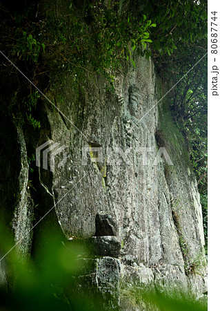 中の瀬磨崖仏 【三重県伊賀市寺田】 中の瀬磨崖仏 【三重県伊賀市寺田】 80687744