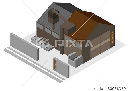 アイソメトリックな鋳物工場 80688329