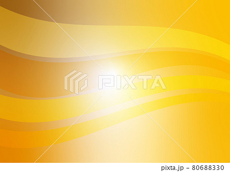 グラデーションの背景　黄金　波 80688330