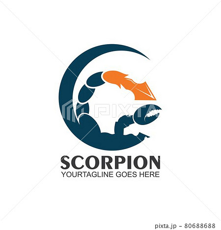 scorpion vector icon  illustration design 80688688