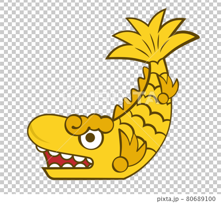 Illustration of killer whale 80689100