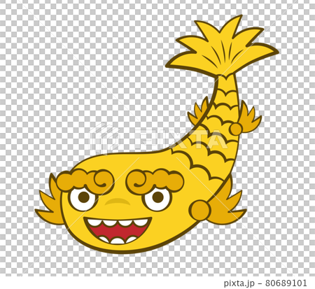 Illustration of killer whale 80689101