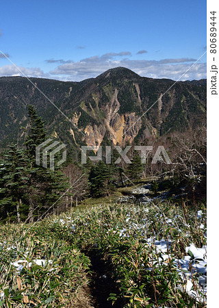 日光白根山登山、金精峠コース、紅葉、栃木県 日光白根山登山、金精峠コース、紅葉、栃木県 80689444