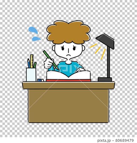 People who go to the desk are worried People who go to the desk are worried 80689479