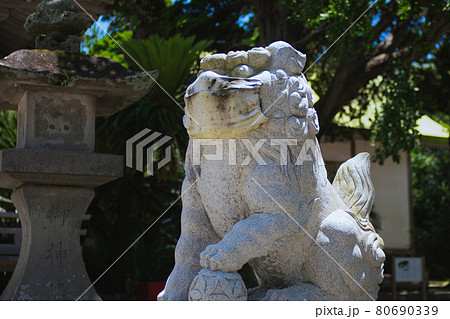 物忌奈命神社狛犬 物忌奈命神社狛犬 80690339