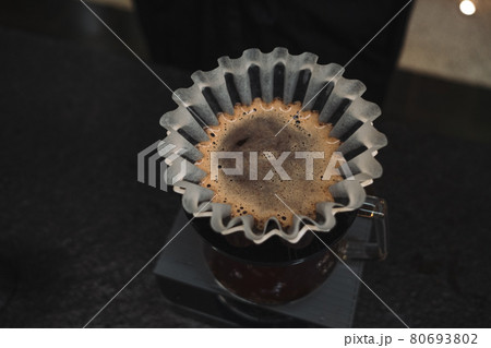 barista dripping coffee and slow coffee bar style barista dripping coffee and slow coffee bar style 80693802