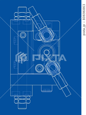 Abstract industry object concept. Vector Abstract industry object concept. Vector 80696863