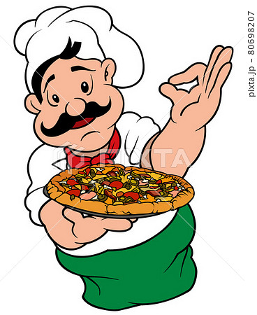 Pizza Chef Character Pizza Chef Character 80698207