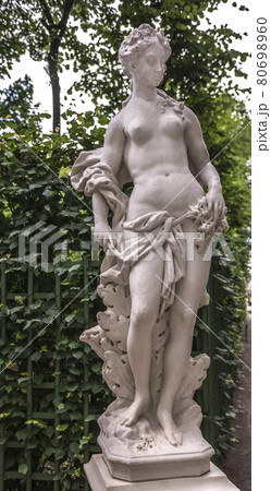The sculpture "Aurora" in the Summer Garden The sculpture "Aurora" in the Summer Garden 80698960