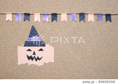 かわいいハロウィン ガーランドあり かわいいハロウィン ガーランドあり 80699308