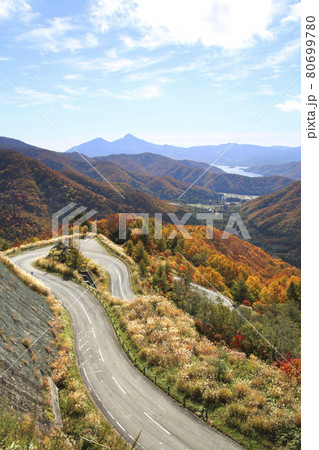 秋の西吾妻スカイバレー（裏磐梯・北塩原村） 80699780