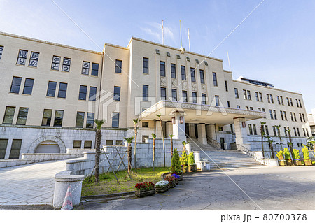 富山県富山市　晴天の富山県庁 80700378