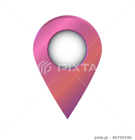 Location pin. Map pin flat icon vector design. 80700586