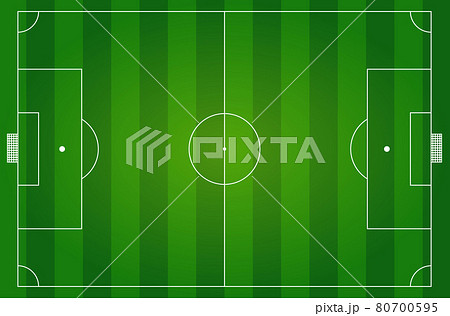 Top view of soccer field or football field - Vector illustration Top view of soccer field or football field - Vector illustration 80700595