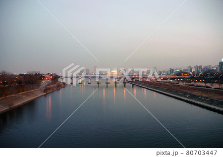 国会議事堂 漢江 洋画大橋 80703447