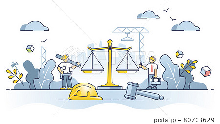 Labor law as worker legal regulation to protect job rights outline concept Labor law as worker legal regulation to protect job rights outline concept 80703629