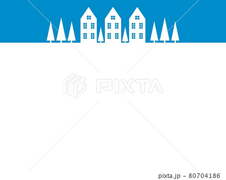 街並み　冬イメージ　 80704186