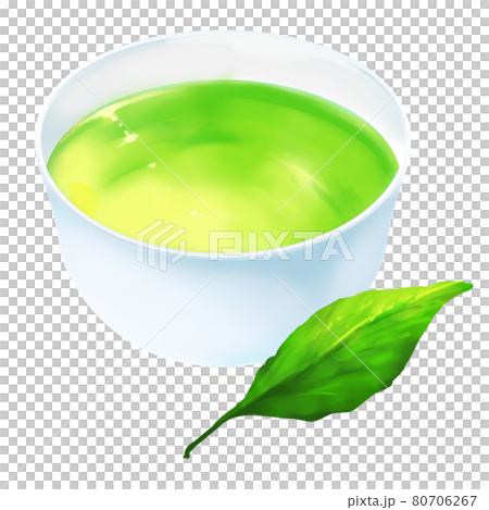 日本茶和嫩葉 80706267