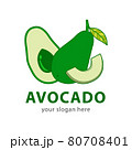 Avocado logo design vector 80708401