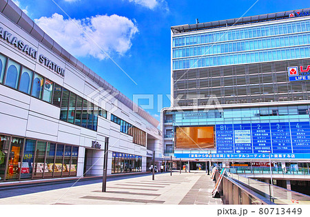高崎駅東口の風景 高崎駅東口の風景 80713449
