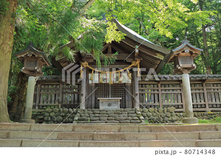 諏訪大社前宮　拝所 80714348