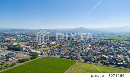 《岩手県》矢巾町の街並み 80715664