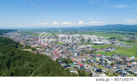 《岩手県》奥州市前沢の街並み 《岩手県》奥州市前沢の街並み 80716074
