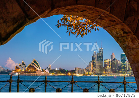 Downtown Sydney skyline in Australia Downtown Sydney skyline in Australia 80717975