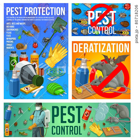 Pest control disinsection and deratization service 80718206