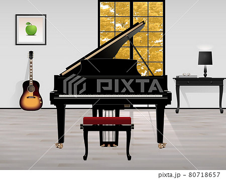 ピアノがある部屋 80718657