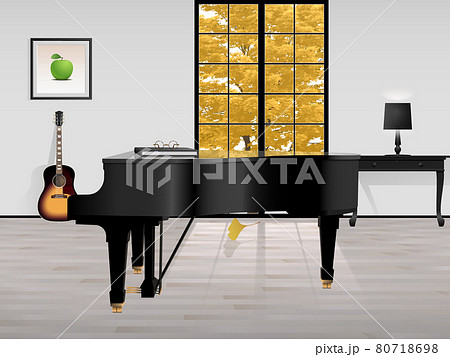 ピアノがある部屋 80718698