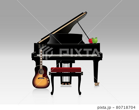 ピアノがある部屋 80718704