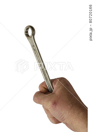 Wrench in the hand. Wrench in the hand. 80720166