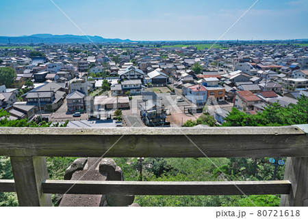 【丸岡城 天守からの風景】 福井県坂井市丸岡町霞町 80721618