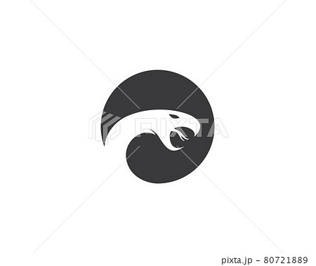 Snake logo template 80721889