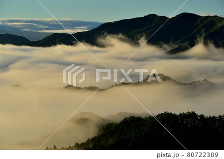 野迫川村の雲海 80722309