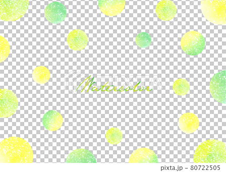 具有水彩質感的清新圓點框 80722505