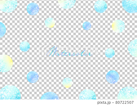 具有水彩質感的清新圓點框 80722507