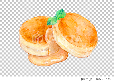 Watercolor illustration panque hot cake 80722630