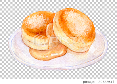 水彩イラスト パンケーキ ホットケーキ 水彩イラスト パンケーキ ホットケーキ 80722631