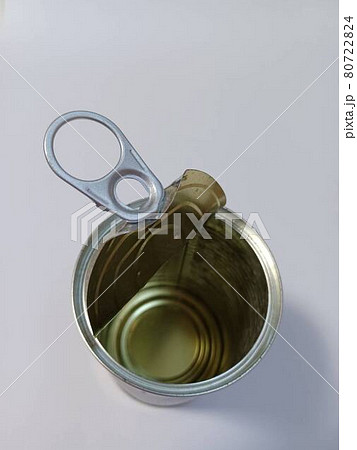 開けづらい缶詰めのフタ 80722824