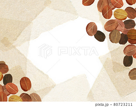 コーヒー豆のフレーム 80723211