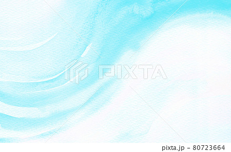 虹色の流線 背景素材 水彩 虹色の流線 背景素材 水彩 80723664