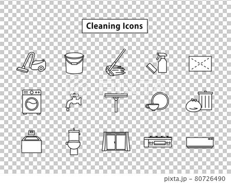 Cleaning cleaning tools tools icon set Cleaning cleaning tools tools icon set 80726490