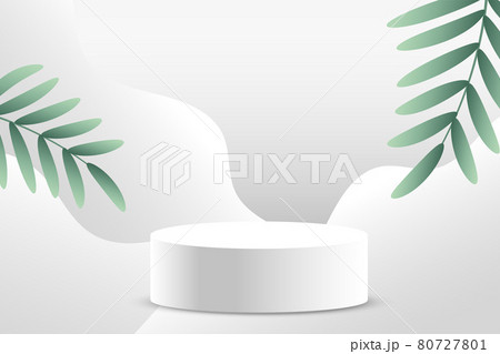 minimal white podium product display background minimal white podium product display background 80727801