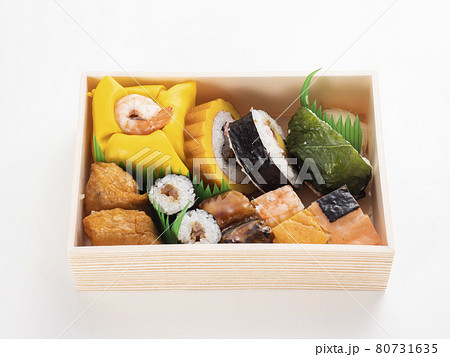 茶巾寿司 折詰弁当 茶巾寿司 折詰弁当 80731635